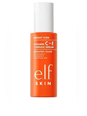 ELF Skin Vitamin C + E + Ferulic Serum — Brightening Orange Bottle